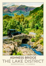 Ashness Bridge Art Poster - Lake District Poster Art Print
