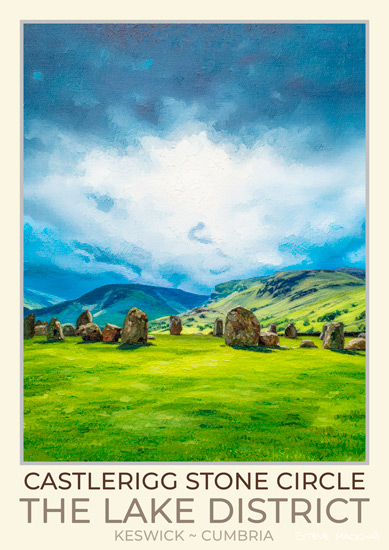 Castlerigg Stone Circle Art Poster