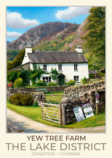 Yew Tree Farm Art Poster
