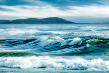 Criffel over Solway Firth - Solway Coast Art Print