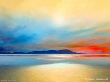 Criffel over Solway Firth - Solway Coast Art Print