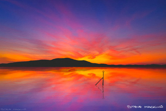 Criffel from Silloth Sunset - Solway Coast - Art Prints Criffel from Silloth Sunset