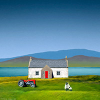 Isle of Harris ~ Hebrides Croft II, Art Print