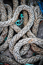 Fishing Boat Ropes, Dock, Quay, Harbour, Trawler Ropes