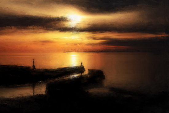 Maryport Piers - Maryport Sunsets - Maryport Cumbria, Wildlife & Landscape Prints Maryport Piers