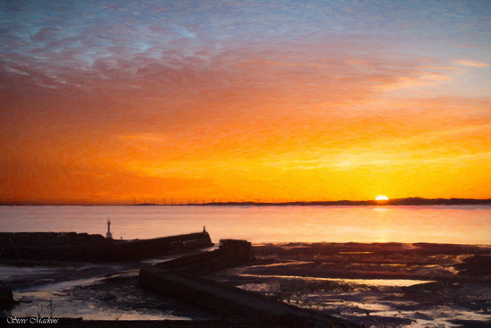 Maryport Sunset - Maryport Sunsets - Maryport Cumbria, Wildlife & Landscape Prints Maryport Sunset