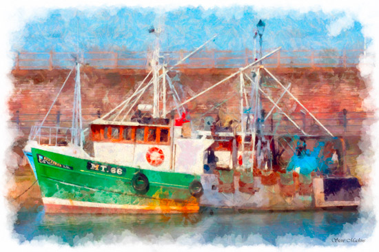 Maryport Fishing Boat - Our James - Maryport Art - Maryport Cumbria, Wildlife & Landscape Prints Maryport Fishing Boat - Our James
