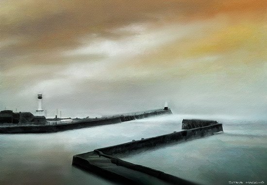 Maryport Piers - Maryport Art - Maryport Cumbria, Wildlife & Landscape Prints Maryport Piers