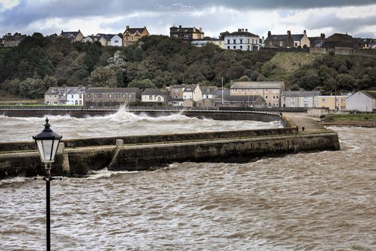 Maryport Storm - Maryport Harbour - Maryport Cumbria, Wildlife & Landscape Prints Maryport Storm
