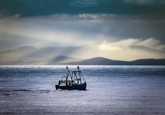 Maryport Fishing Boat on the Solway Firth - Fishing Boats - Maryport Cumbria, Wildlife & Landscape Prints Maryport Fishing Boat on the Solway Firth