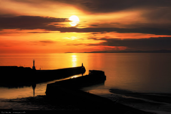 A Maryport Sunset - Maryport Sunsets - Maryport Cumbria, Wildlife & Landscape Prints A Maryport Sunset