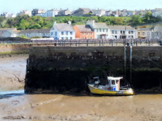 Fishing Boat in Maryport Harbour - Maryport Harbour - Maryport Cumbria, Wildlife & Landscape Prints Fishing Boat in Maryport Harbour
