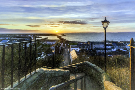 Market Steps Maryport - Market Steps Views - Maryport Cumbria, Wildlife & Landscape Prints Market Steps Maryport