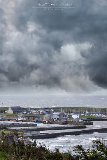 Maryport Storm - Maryport Harbour - Maryport Cumbria, Wildlife & Landscape Prints Maryport Storm