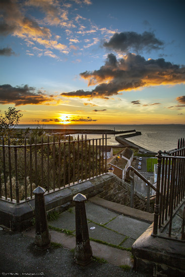 Market Steps Maryport - Market Steps Views - Maryport Cumbria, Wildlife & Landscape Prints Market Steps Maryport
