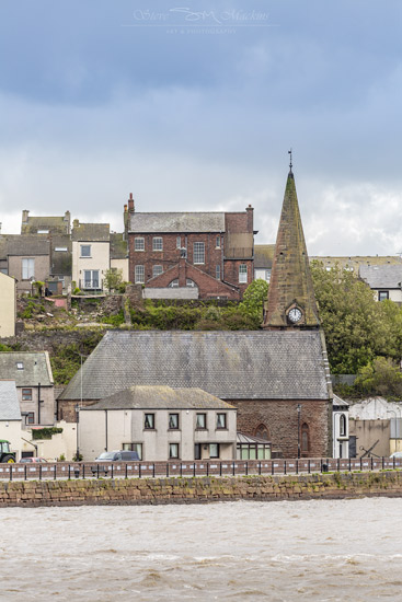 North Quay & Christ Church Maryport - Maryport Harbour - Maryport Cumbria, Wildlife & Landscape Prints North Quay & Christ Church Maryport