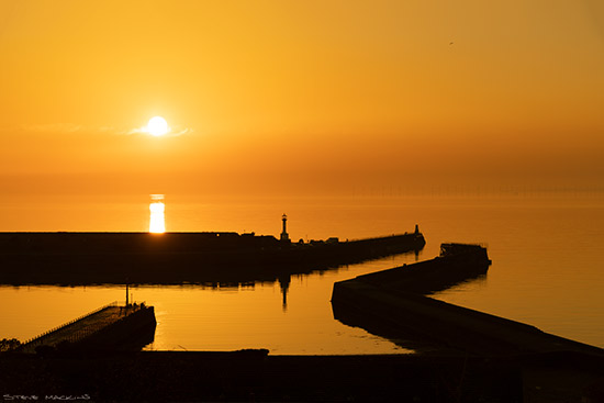 Maryport Piers Sunset 