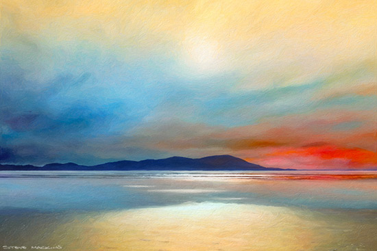 Criffel sunset over the Solway Firth VII