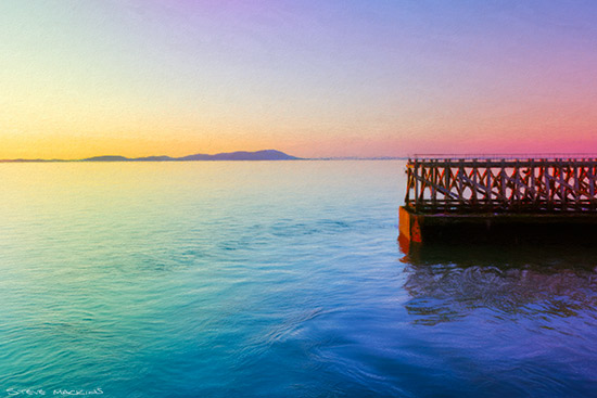 Criffel from Maryport Cumbria