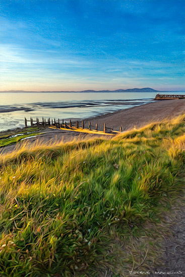 Criffel from Maryport Cumbria - Solway Firth - Maryport Cumbria, Wildlife & Landscape Prints Criffel from Maryport Cumbria